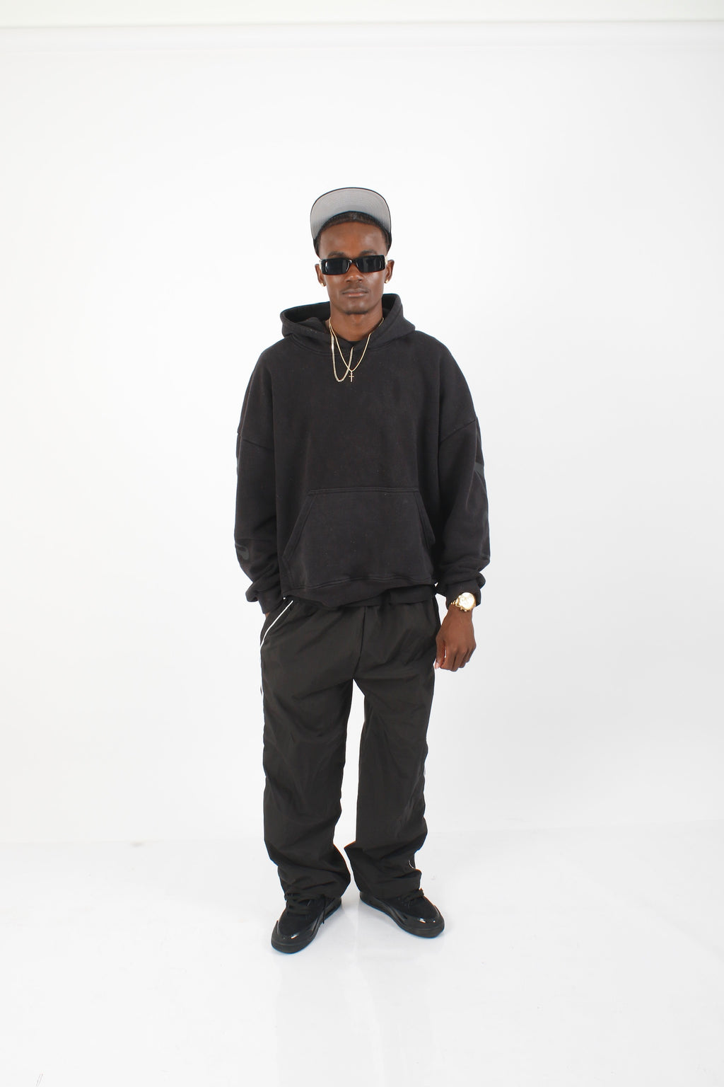 Black Statement Hoodie