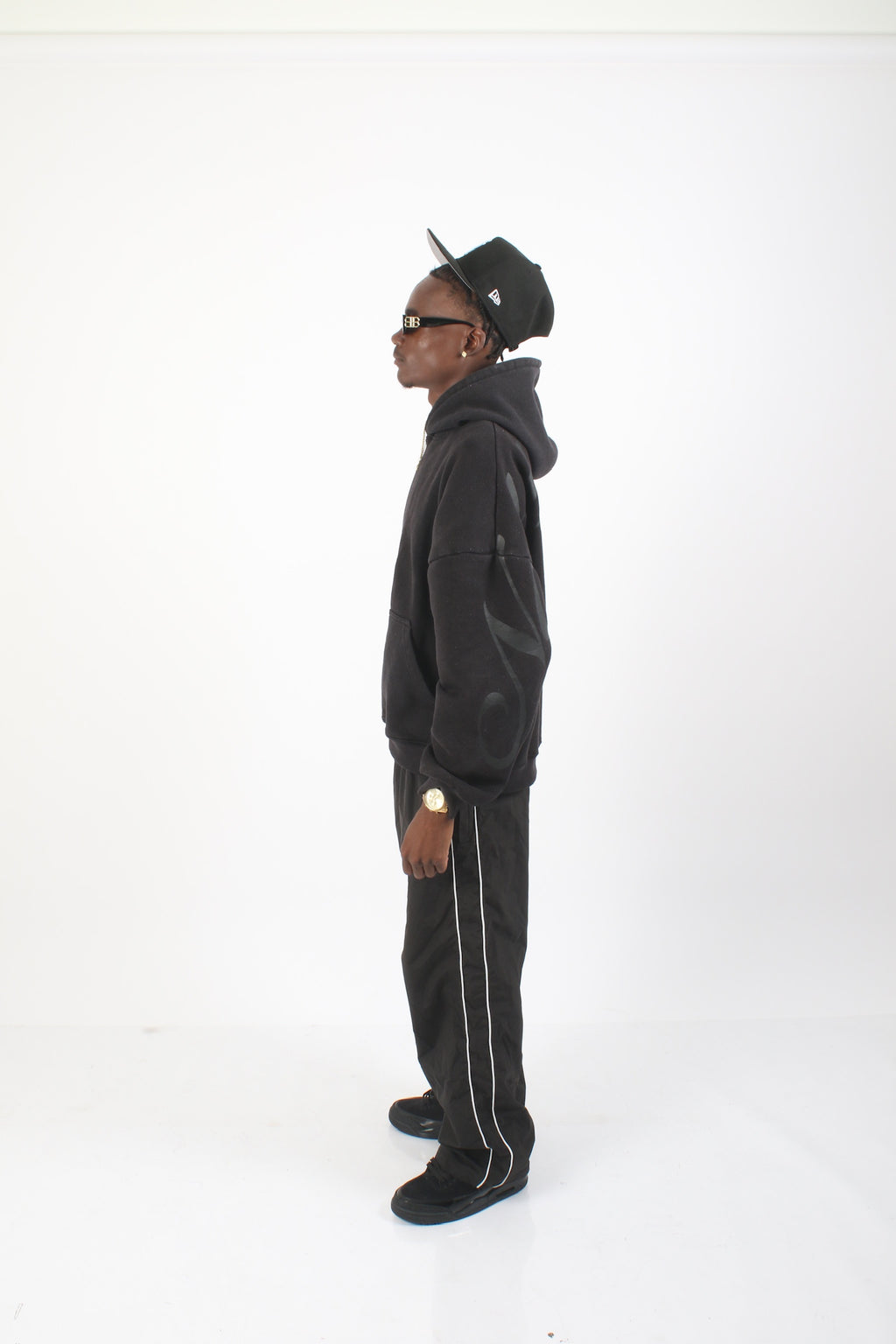 Black Statement Hoodie