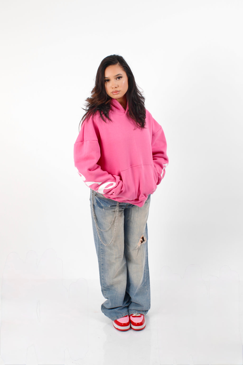 Pink Statement Hoodie