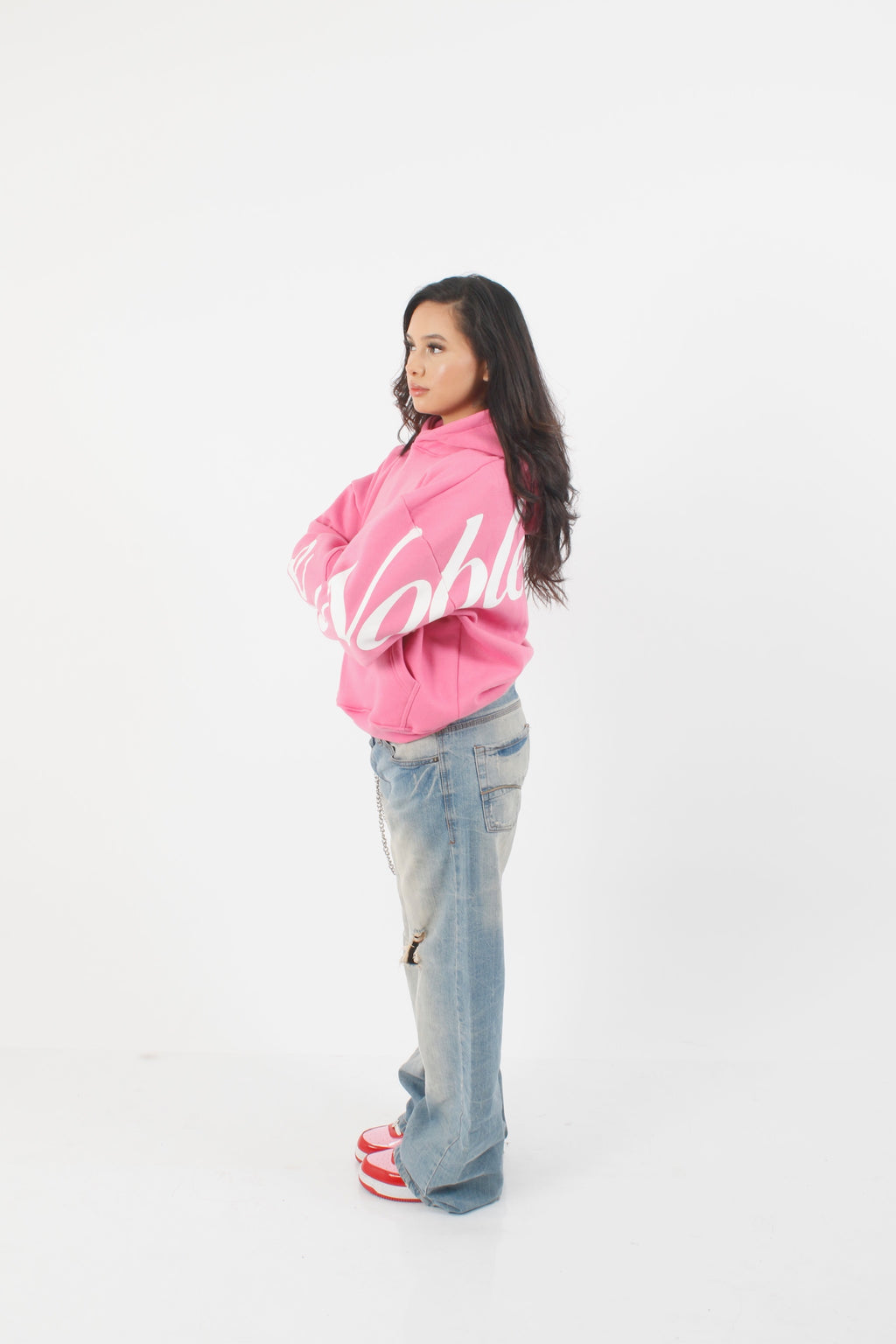 Pink Statement Hoodie