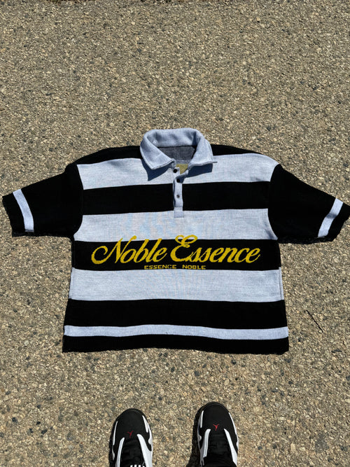 Black Noble Knitted Polo