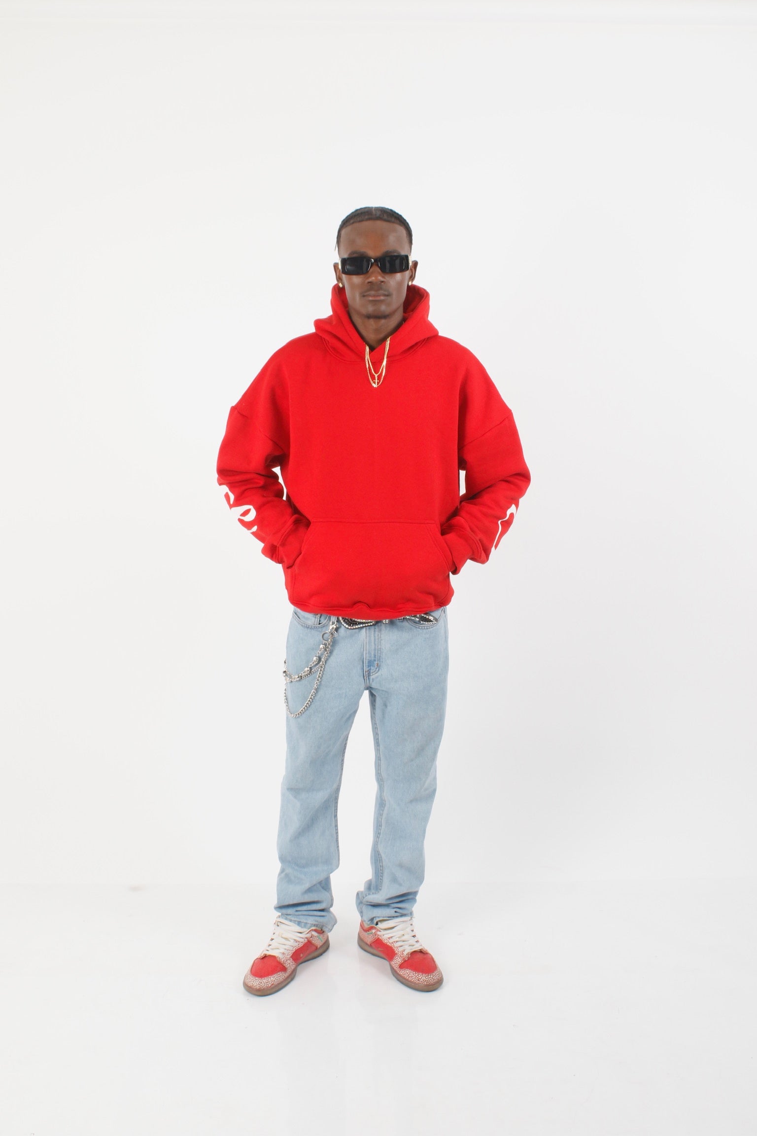 Red Statement Hoodie