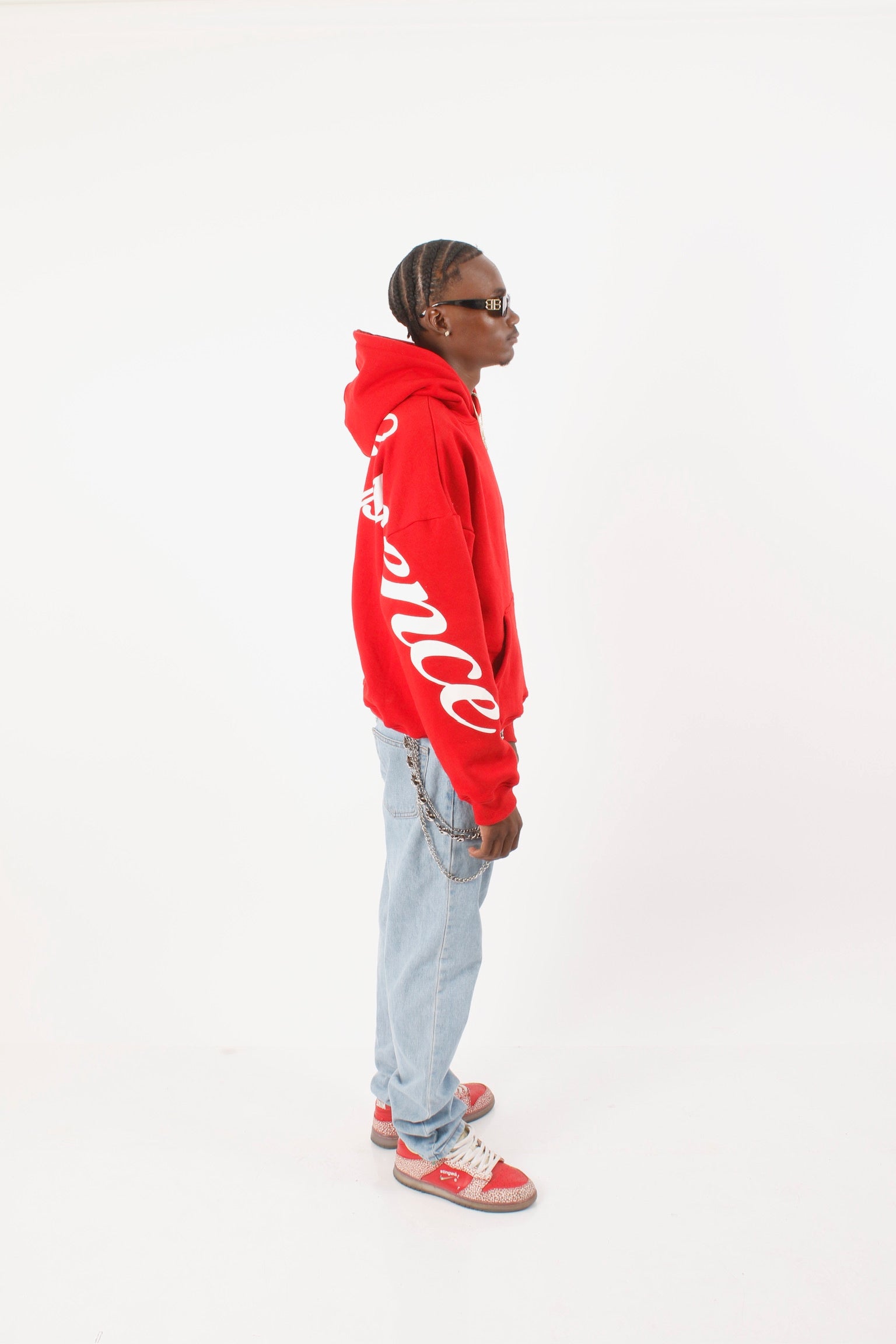 Red Statement Hoodie